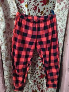 Red &amp; Black Checked Lounge Pants