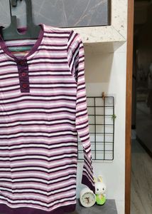 Striped Long Sleeve Top