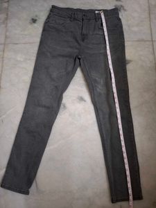 Stylish Gray Denim Jeans