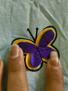 Butterfly Cyan Tshirt