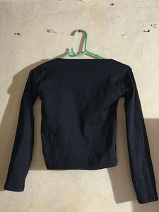 Black Long Sleeve Top
