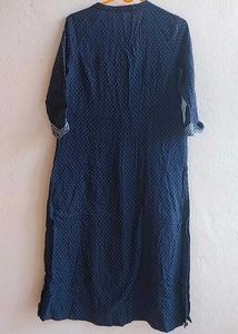Navy Blue Kurta
