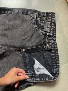Straight Fit Charcoal Jeans