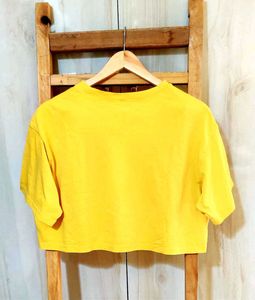 Cotton Yellow Top H&amp;M Size-42