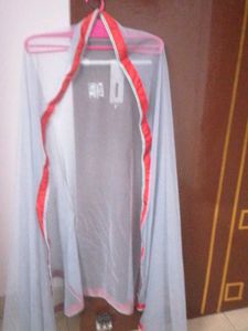 Red &amp; grey Dupatta