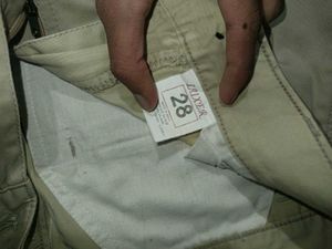 Casual straight Light beige jeans