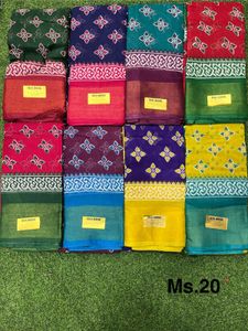 Excellent Cotton Saree One Piece  450 Rs