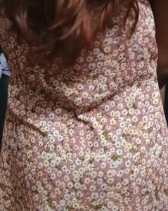(Negotiable)Autumn fall cute floral dress 🩷
