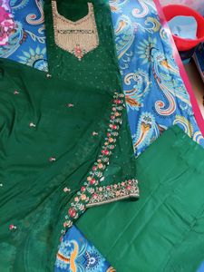 Heavy Embroidery Dress Material