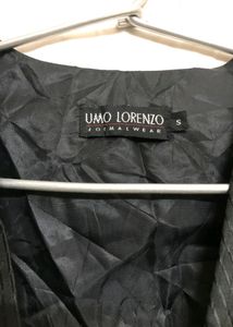Umo Lorenzo Black Waistcoat