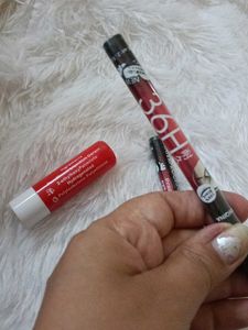 2 eye Liner And 1 Lipbam