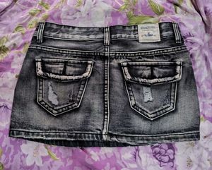 Y2k Denim Mini Skirt