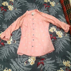 Pink Floral Shirt