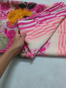 Floral Print Saree