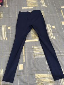 Navy Moto Style Leggings