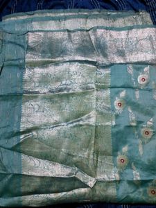 Banarasi Teal Saree( 40yr Old)