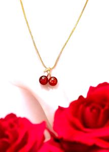 Cherry Pendant Necklace