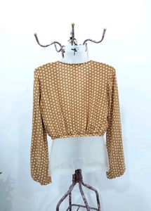 Polka Dot Crop Top