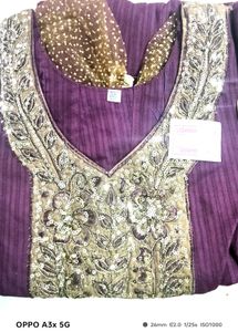 Embroidered Salwar Kameez - Size 38
