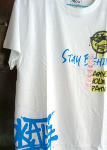 🤘Boys’Graphic Print T-Shirt–“Stay Behind” By MAX