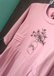 Pink Joy Floral Dress