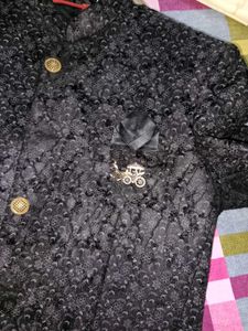 Black Colour Party Wear Blazer For Men.