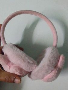 Pink Bunny Earmuffs