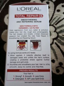 Loreal Smoothening And Repairing Serum 40 Ml