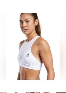 REEBOKWomen Sports lightly Padded Bra (White