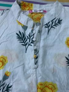 Combo of Cotton Slit Kurti &amp;iDress