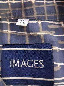 Men&#39;s Images Plaid Button-Down