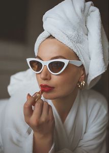 White Cat Eye Sunglass