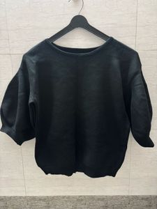 Black Puff Sleeve Top