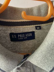 USPA Striped Polo
