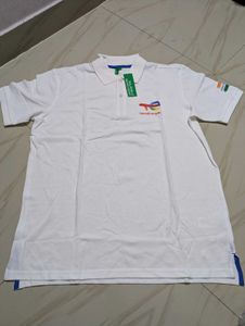 Benetton White Polo Shirt