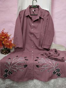 Embroidered cord set