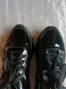 Black Platform Sneakers