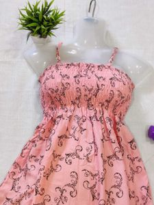 Pink Floral Sundress