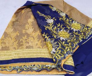 Elegant Embroidered Saree Sale New