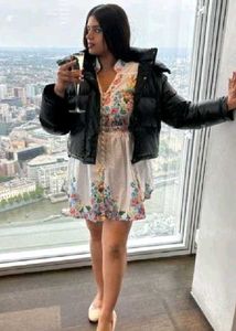 Floral Mini Dress & Jacket