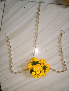 Floral Jewellery haldi Set