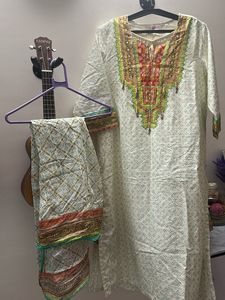 Elegant Embroidered Kurta Set