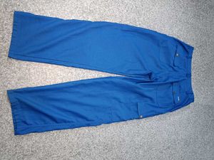 Blue poly cotton pants👖