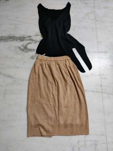 Beige Skirt