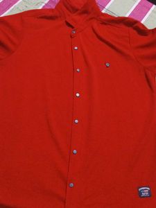 Red Casual Shirt