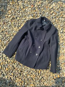 Classic Navy Blue Pea Coat