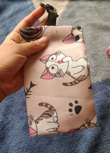 A Cute Pink Kitty Pouch! 🩷