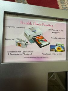 Canon Photo Frame And Canlender Clock