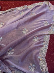 Elegant Lavender Saree