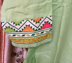 Fluorescent green kurti